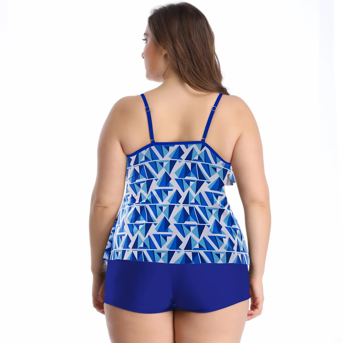 

5XL 6XL Sexy Tankini Set Women Plus Size Swimwear Two Piece Swimsuit Print Padded Bathing Suit Swimdress Monokini Bathing Suits