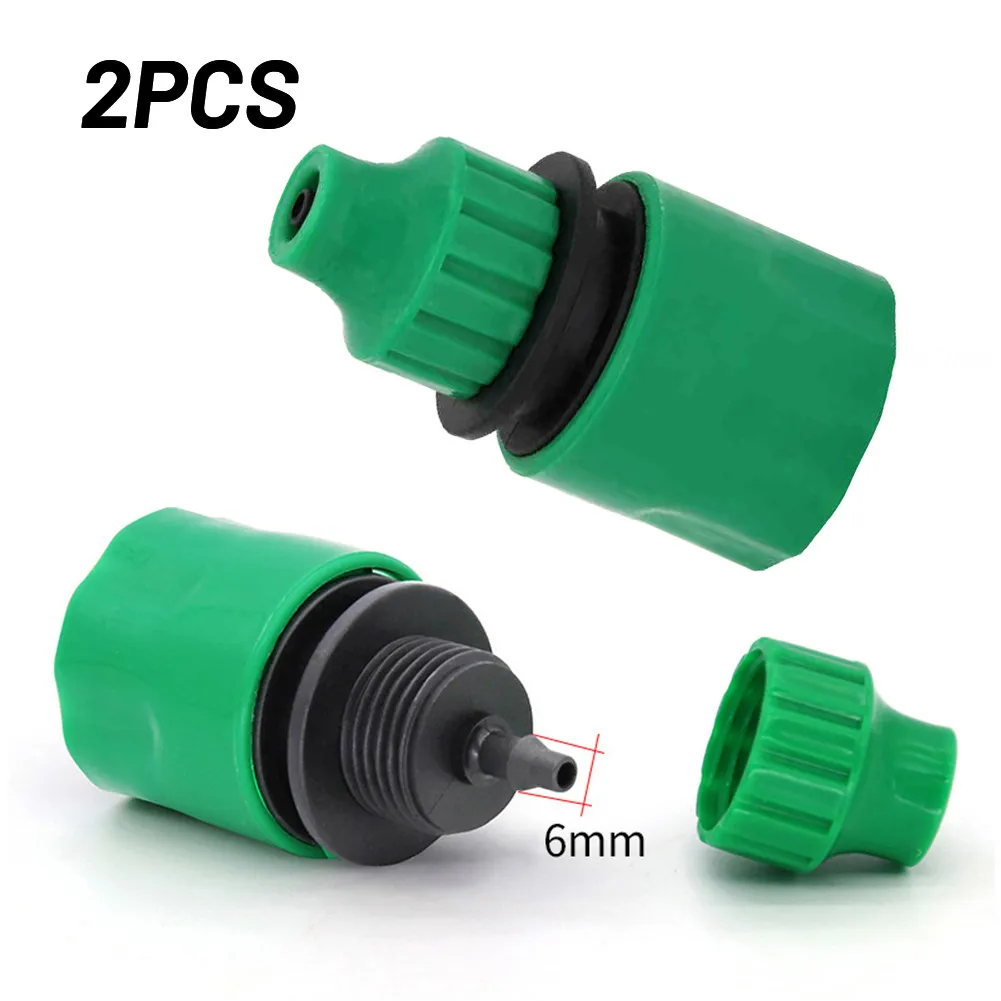 

1/4in Water Pipe Connector 2pcs 2x Adapter Connector Home Hose Connector