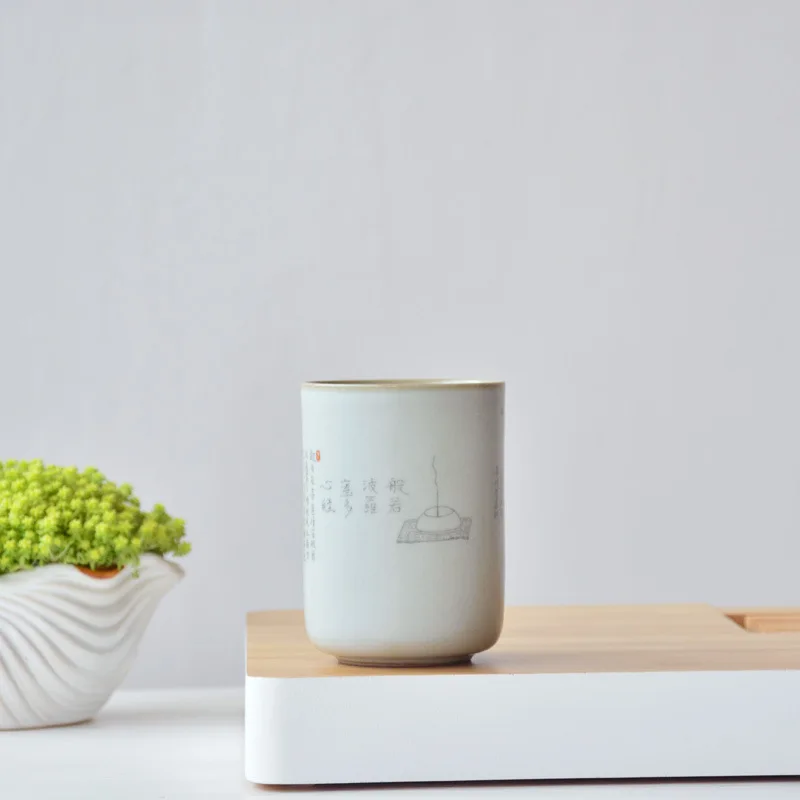 Ручной работы керамический чайник чашка персональная античная ru kung fu чайная чаша