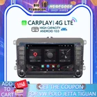 Автомагнитола Carplay 2 din Android 10,0, мультимедийный плеер для VW Volkswagen Golf Passat b7 b6 Skoda Seat Octavia Polo Tiguan