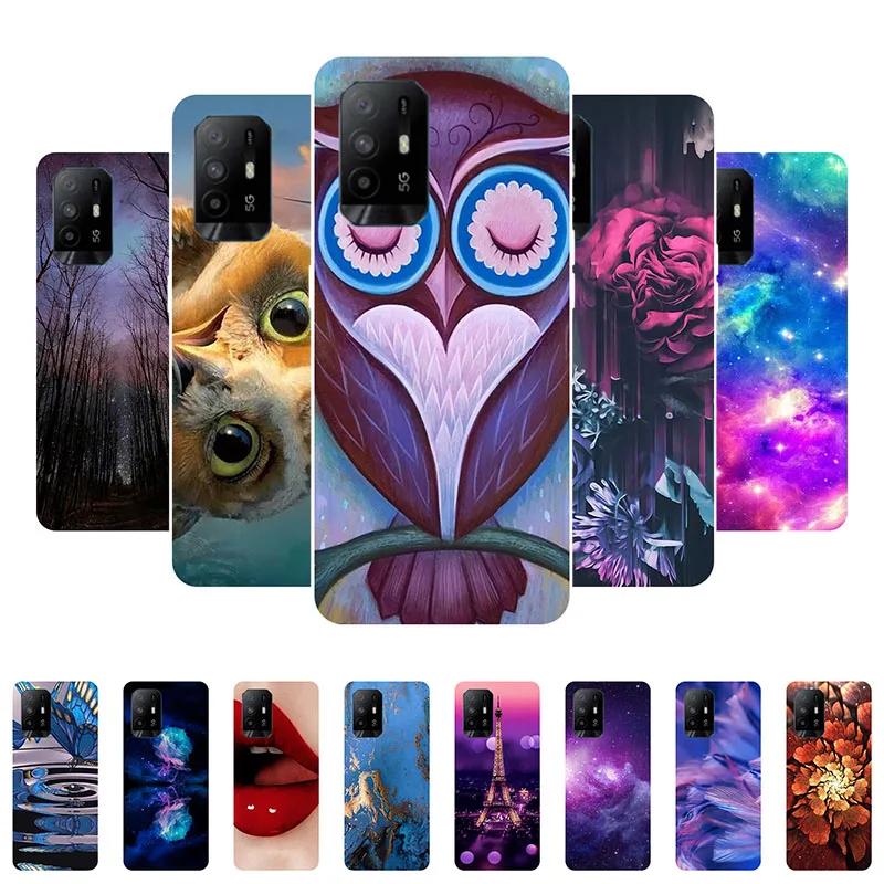 

For OPPO Reno 5Z Case Silicone Soft TPU Back Cover Coque For OPPO Reno5 Z 5G Case Owl Fundas for OPPO Reno5Z 5G Reno 5 Z Case