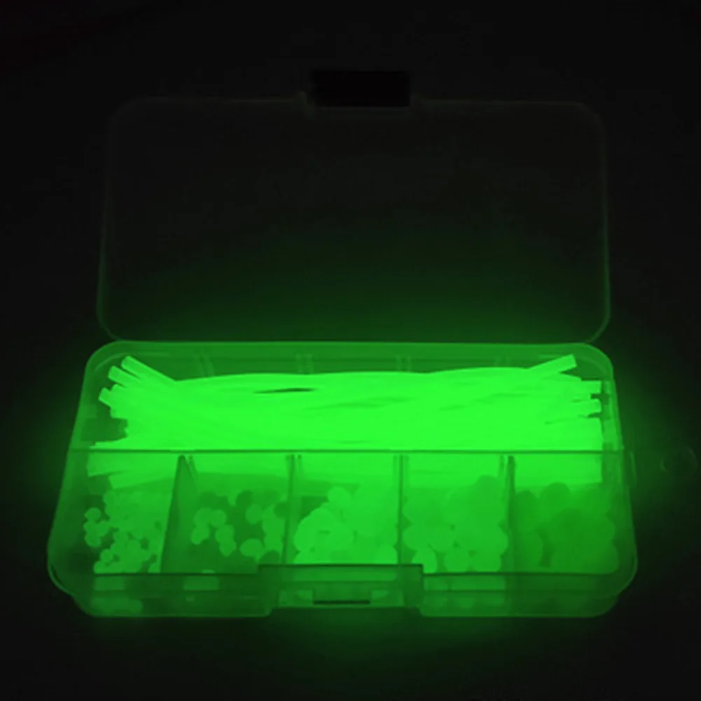 

171Pcs/set Luminous beads kit Luminous Beads Set Green Oval Beads Plastic