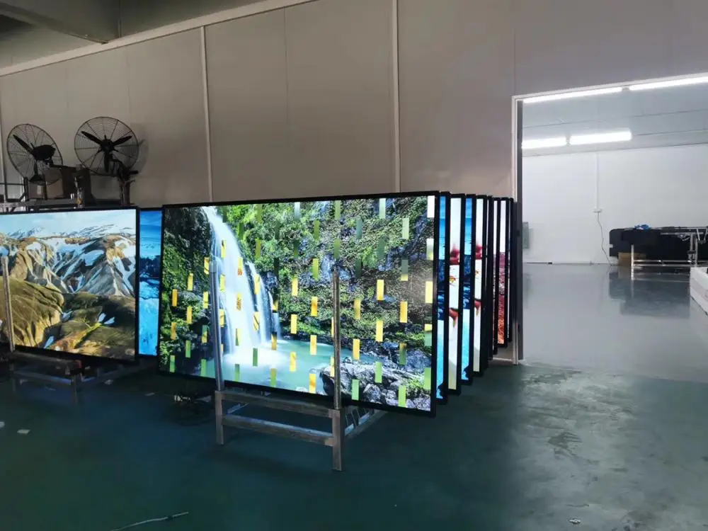 75 85 дюймов Большой размер супер тонкий 4K смарт E LED ТВ с металлической чехол