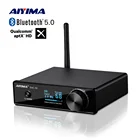 AIYIMA HiFi аудио Bluetooth декодер DAC CSR8675 ESS9038 Mini USB декодер XMOS XU208 PCM 32 бит 768 кГц DSD512 поддержка LDAC APTX-LL