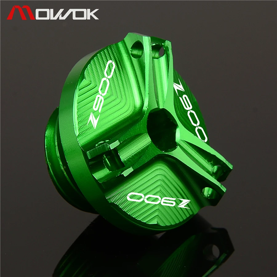 Аксессуары для мотоциклов KAWASAKI Z900 Z 900 2017-2021 2019 2018 CNC алюминиевая Магнитная пробка
