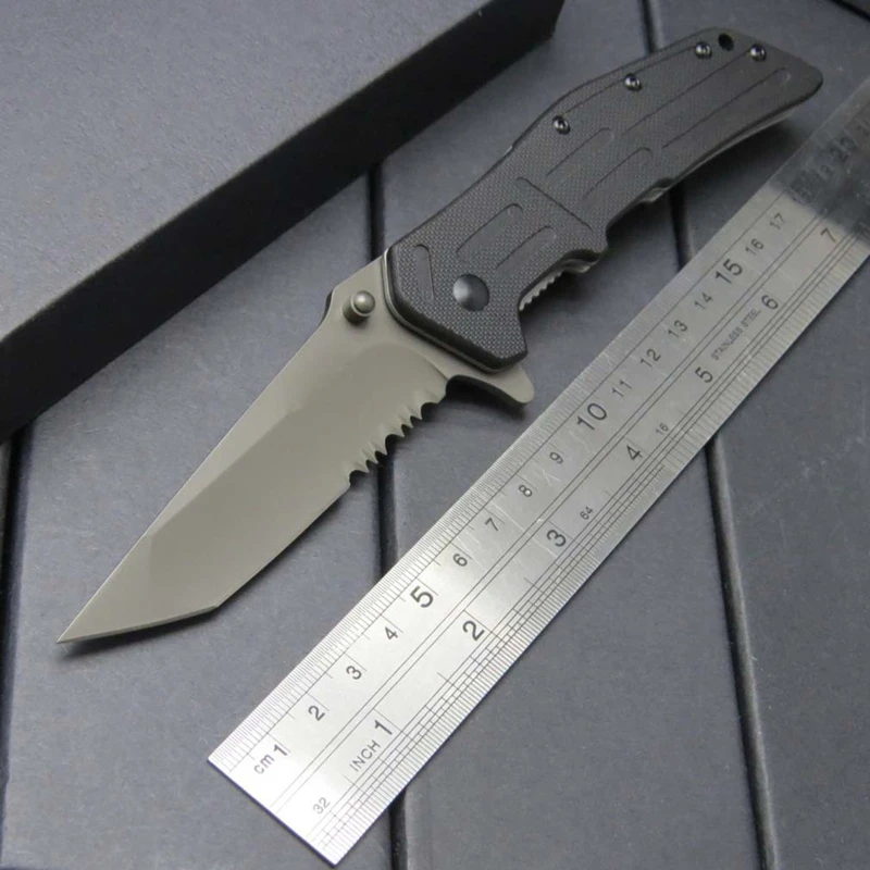 

Kershaw 1985 High Hardness Outdoor Folding Knife Field Survival Saber Wilderness Survival Self-defense Knife Tactical Knife