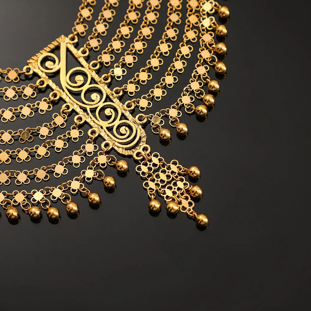 Ожерелье золотого цвета для женщин Арабская Персия Дубай день рождения