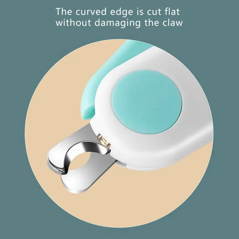 Кусачки для кошек и собак триммер кусачки когтей домашних животных светодиодный