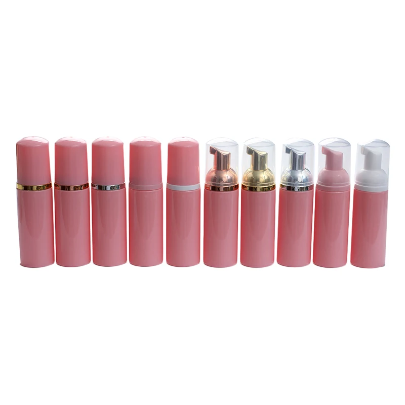 

1PC 60Ml bright pink foam bottle soap mousse liquid dispenser lotion bottle