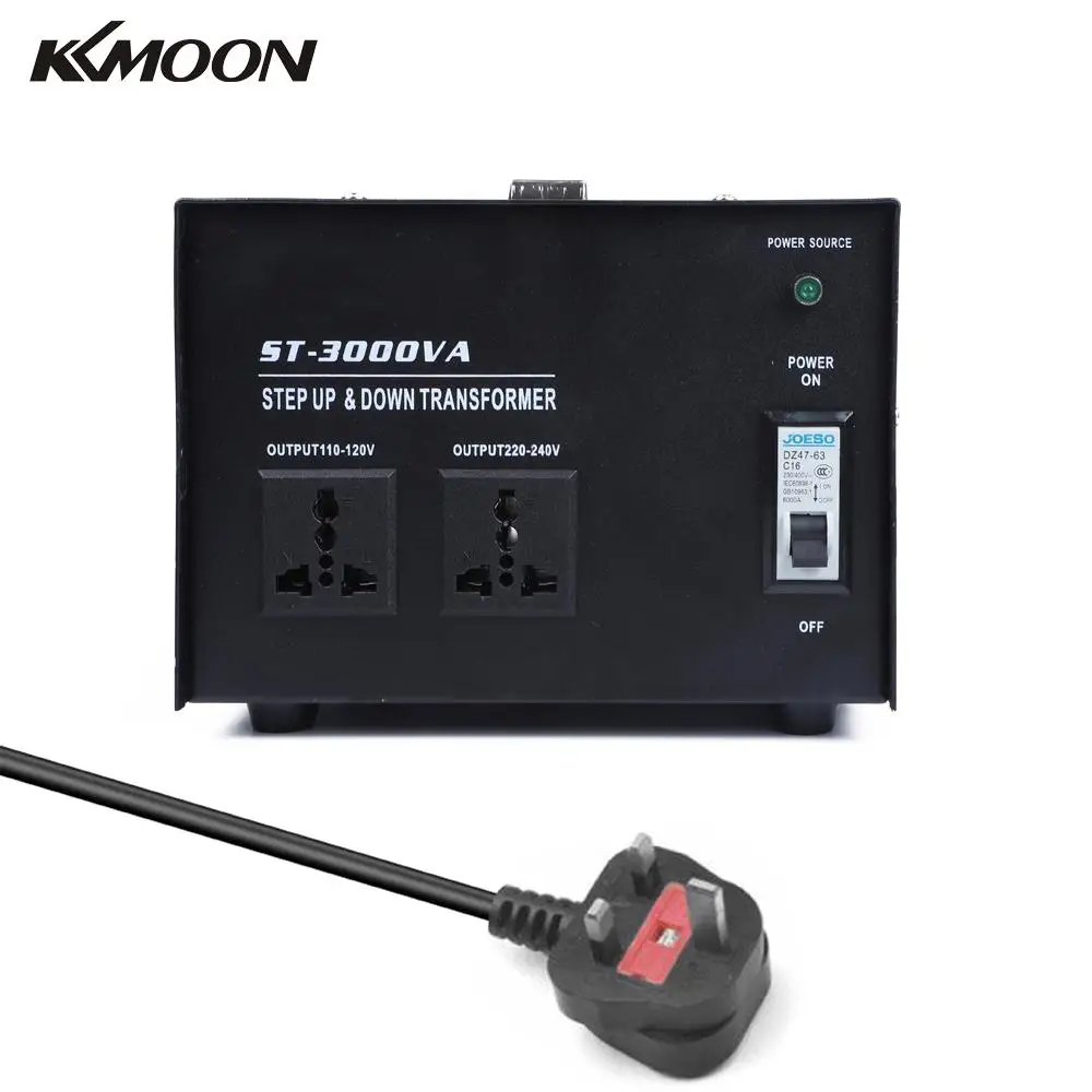 KKMOON бытовых электрических 100V 220V интеллигентая (ый) эффективный шаг вверх вниз