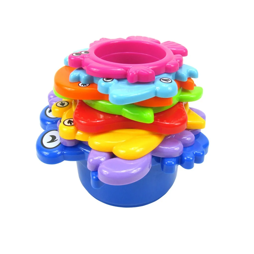 8 шт. игрушки для купания ребенка отличная жизнь штабелирование чашек сделать