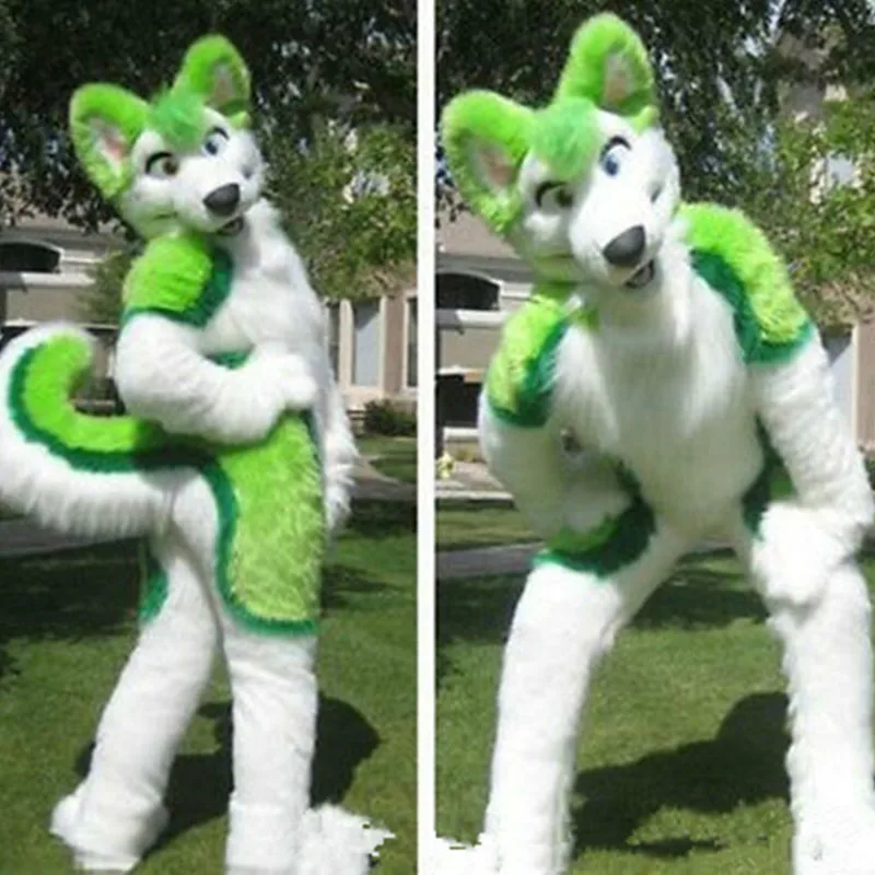 Костюм талисман длинный из меха лисы и волка|Талисман| |