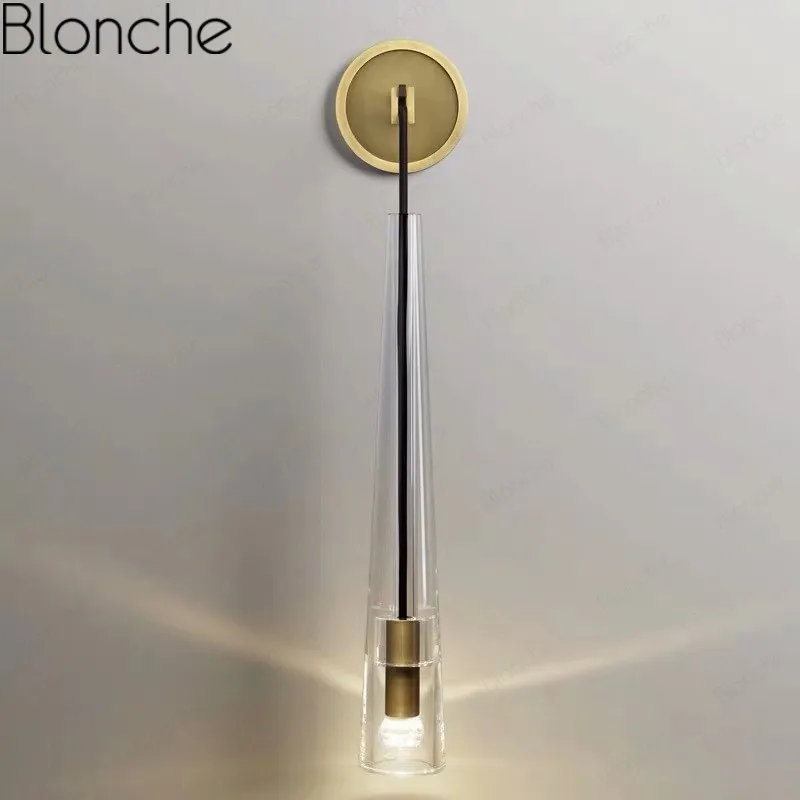 

Post-Modern Wall Lamp Nordic Crystal Wall Light for Bedroom Bathroom Stairs Bedside Home Decor Luminaire Led Light Fixtures E14