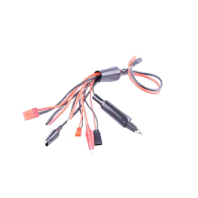 RC Lipo зарядное устройство адаптер разъем сплиттер кабель BEC/JST JR/Futaba Tamiya светящаяся