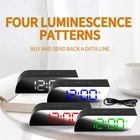 Будильник Креативный светодиодный цифровой будильник ночсветильник термометр светодиодный зеркальный дисплей лампа домашний декор