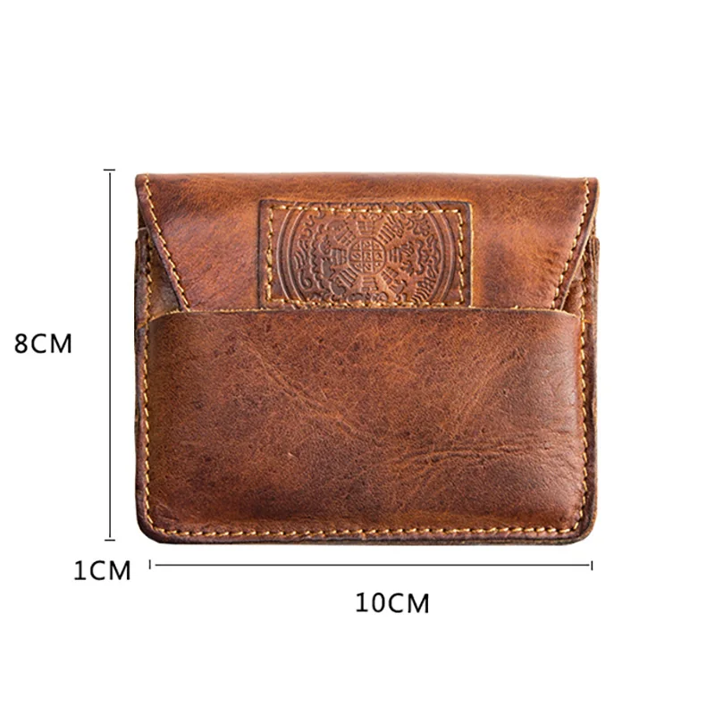 Кожаный винтажный Чехол AETOO Для водительских прав мужская кожаная