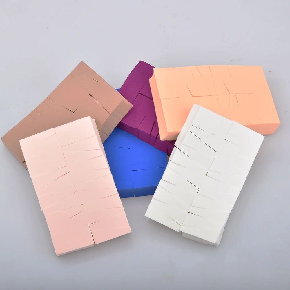 24 шт. треугольная губка для переноса изображений градиентная штамповочная