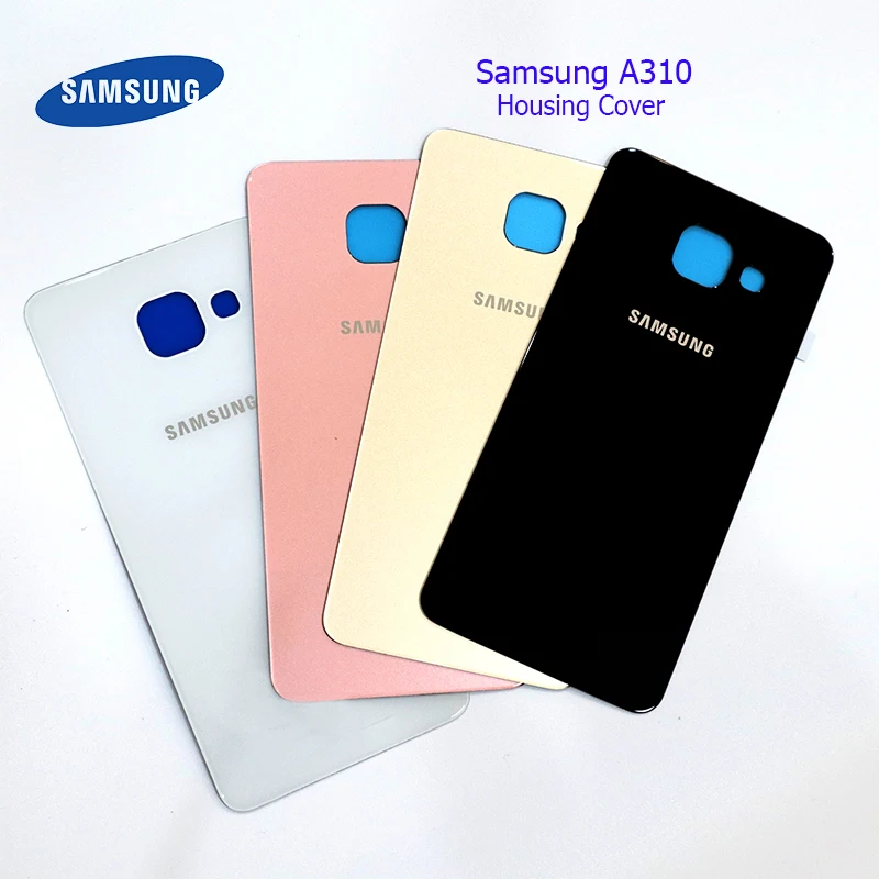 Задняя крышка для samsung Galaxy A310 A310F чехол аккумулятора 3D стекло задняя корпуса A3 2016