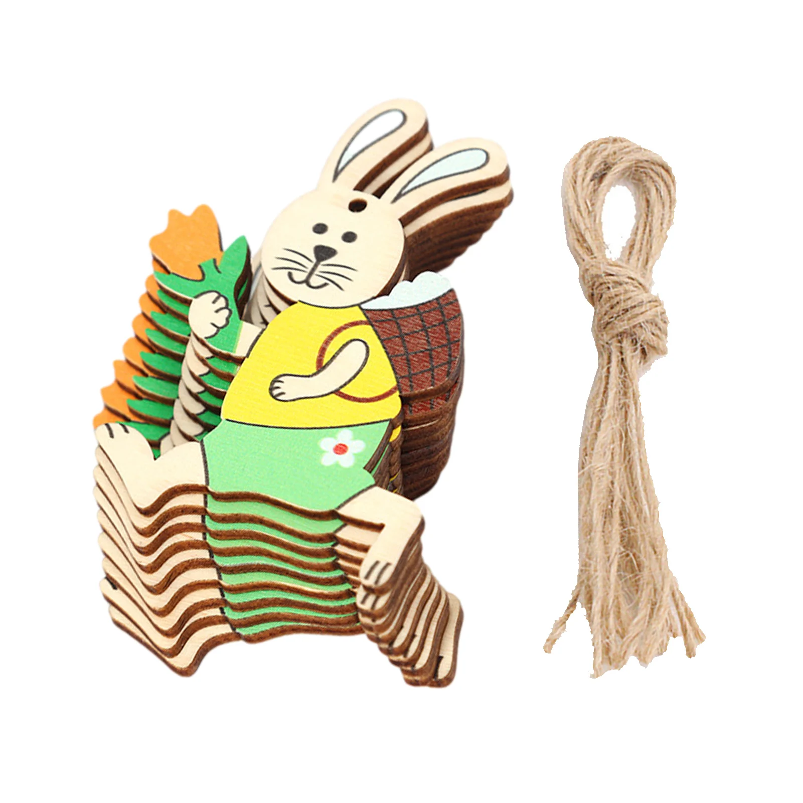 

Easter Bunny Hanging Ornaments Party Embellishments Decorations smooth surface no hand injury comfortable hand durable