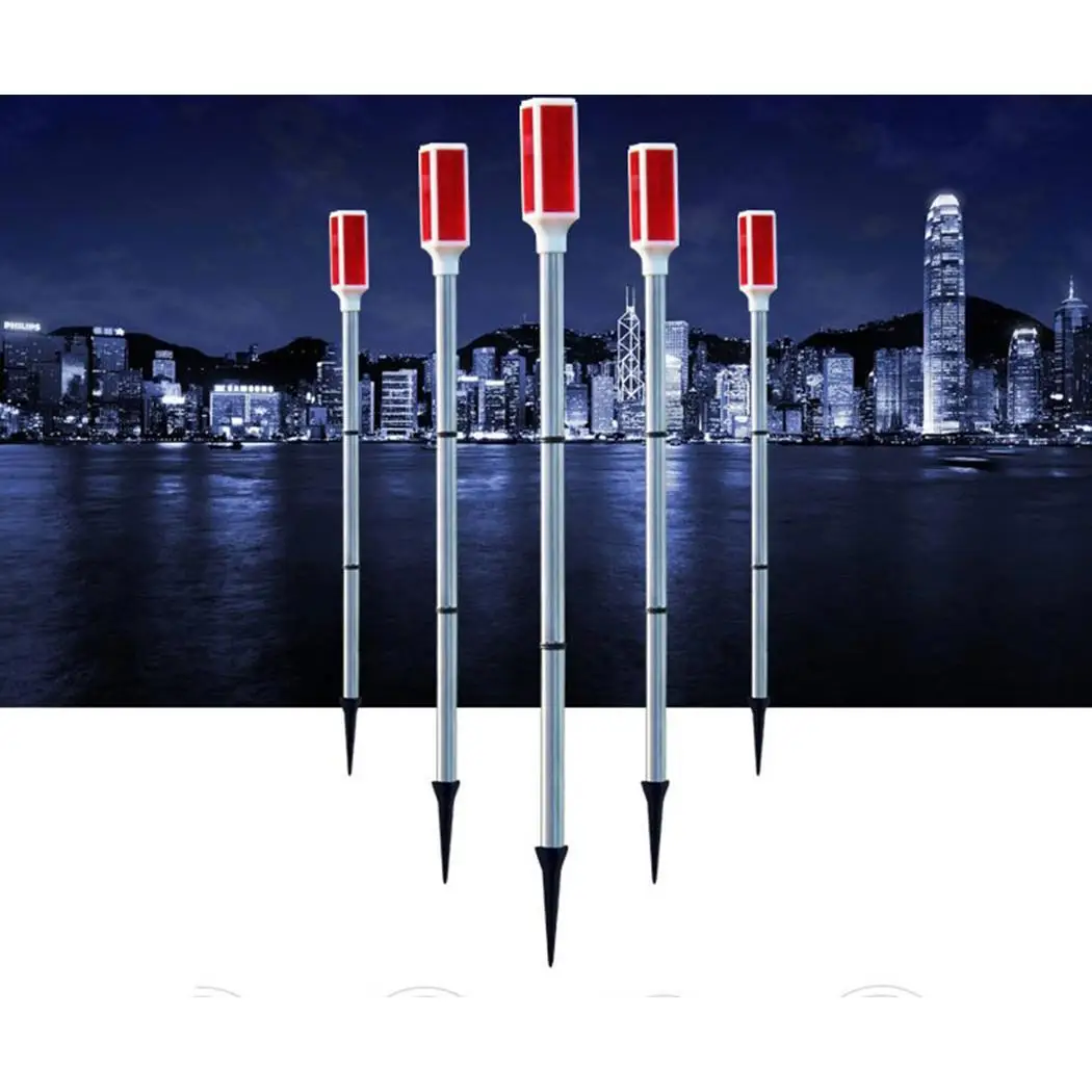 5 шт./кор. солнечные дорожные указатели устойчивый мигающий настройки красный 157G