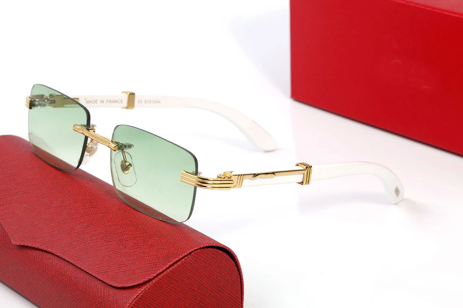 Pawes Новая мужская оправа для очков без оправы деревянные безрамочные Квадратные