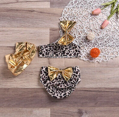 2019 Детский костюм бикини с фотографией темно-синий комплект из 3 предметов