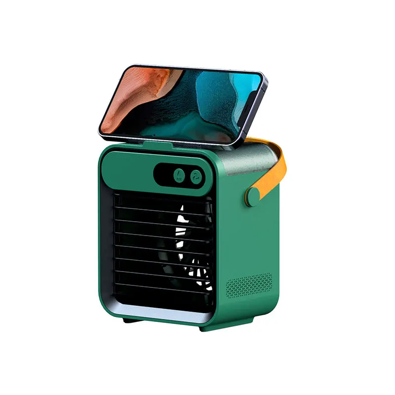 

Portable Air Cooler Fan Mini USB Desktop Air Conditioner Fan Home Office Silent Cooling Small Air Conditioner Humidifier Purifie