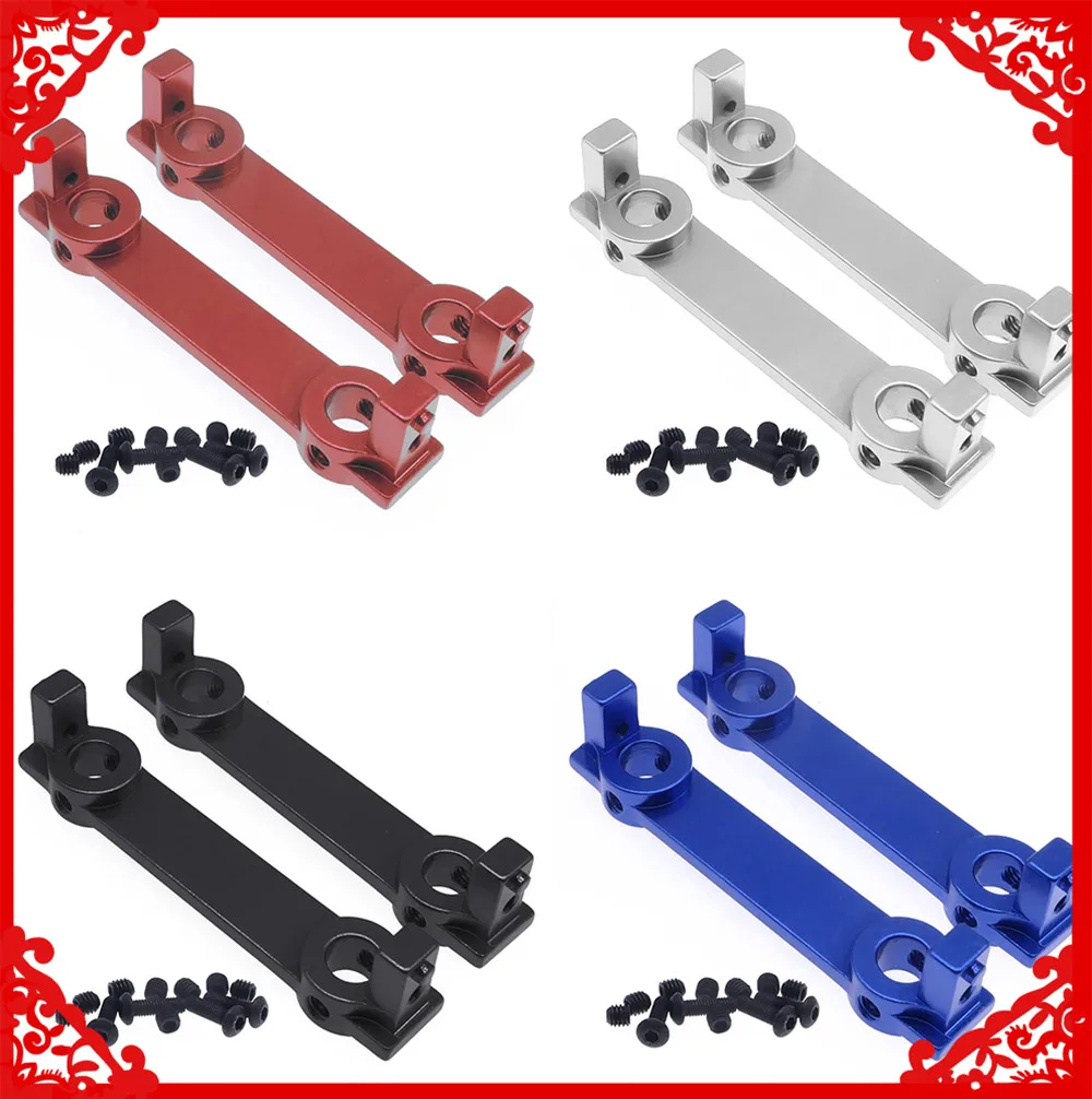 RCAWD 2pcs machined alloy front and rear bumper mounts for 1-10 RGT 86100 86110 FTX5579 Outback Fury crawler part