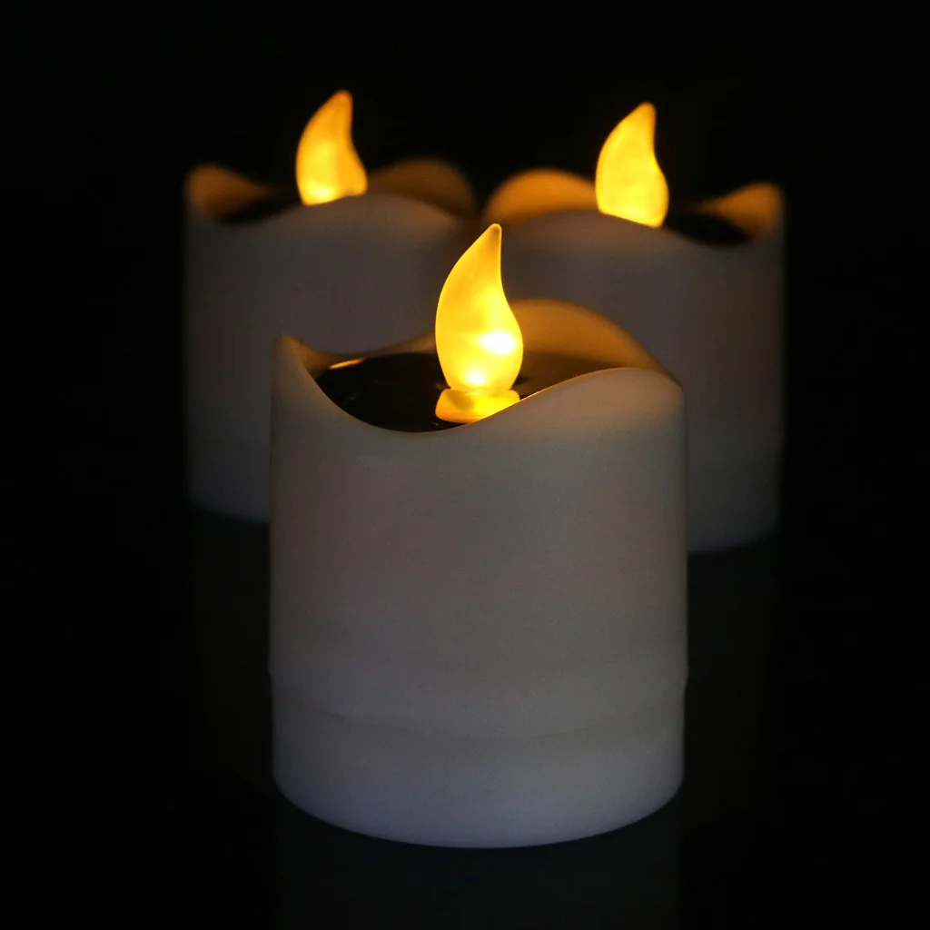 

LED Tea Light Candles, Battery-Powered Unscented LED Tealight Candles,