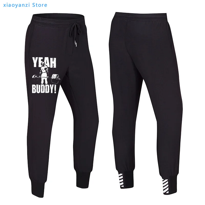 Мужские штаны для бега Yeah Buddy Body Building повседневные спортивные одежда с круглым