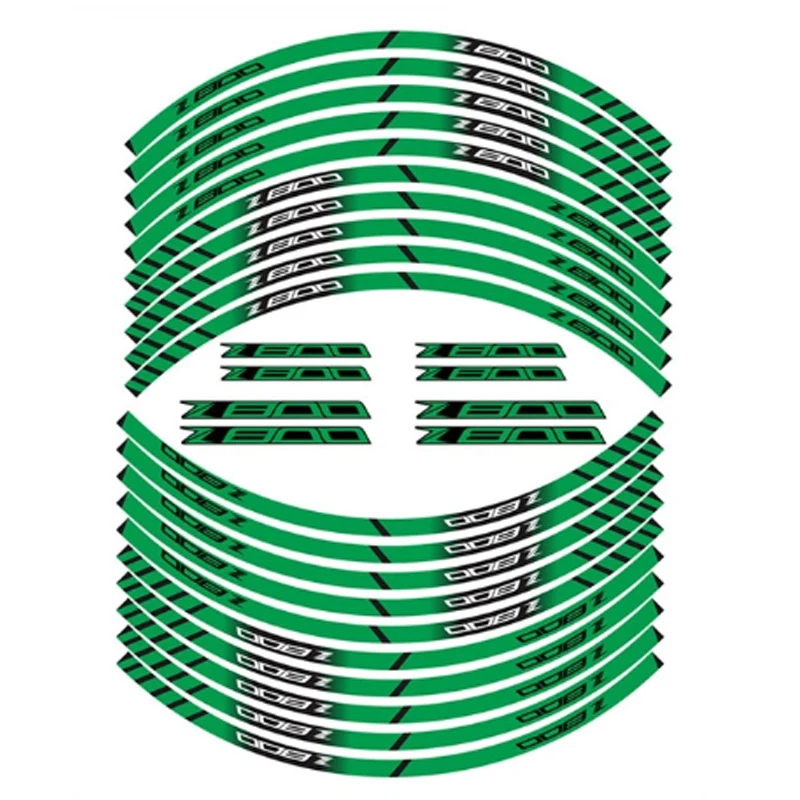 Для KAWASAKI Z125 мотоциклетные наклейки на шины внутренние колеса Светоотражающие