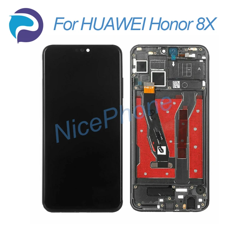 ЖК-дисплей honor 8X с сенсорным экраном и дигитайзером запасная деталь в сборе