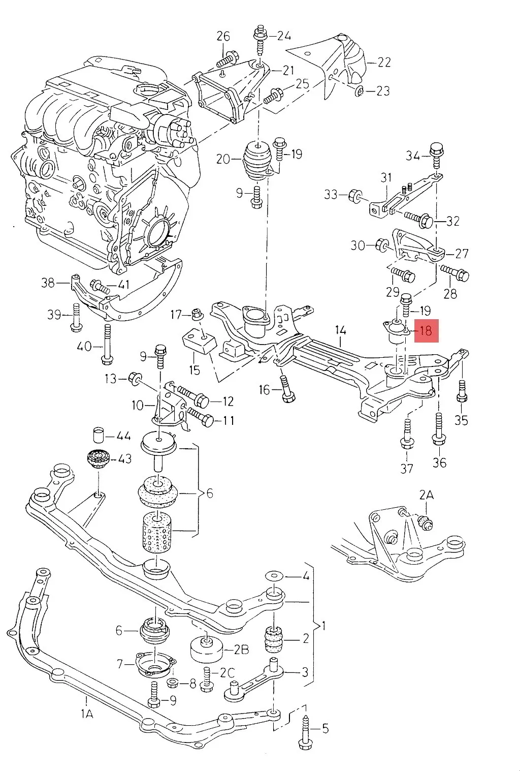 

Baofeng Engine Mount 357199381=357199381A=357199381C For VW Polo,Passat Variant Derby Saloon Golf Caddy For Seat Cordoba