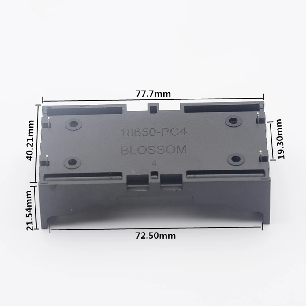 2Pcs/Set ABS 18650 Power Bank Cases 2X 3X 4X Battery Holder Storage Box Case 2 3 4 Slot Batteries Container With Hard Pin |