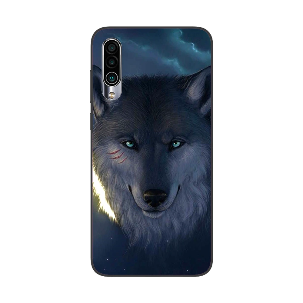 20 Силиконовый чехол GUCOON для Meizu 16Xs 6,2 дюймов, Мягкий защитный чехол из ТПУ для задней панели телефона, чехол-бампер с изображением волка розы - Цвет: 20