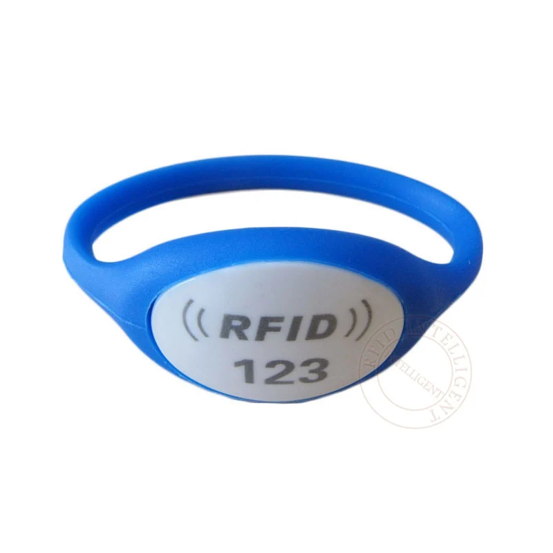 100Pcs/Lot Eco-friendly Waterproof 125KHz RFID Silicone Wristband Read Only TK4100 EM4100 ID Smart Bracelet for Swimming Pool |