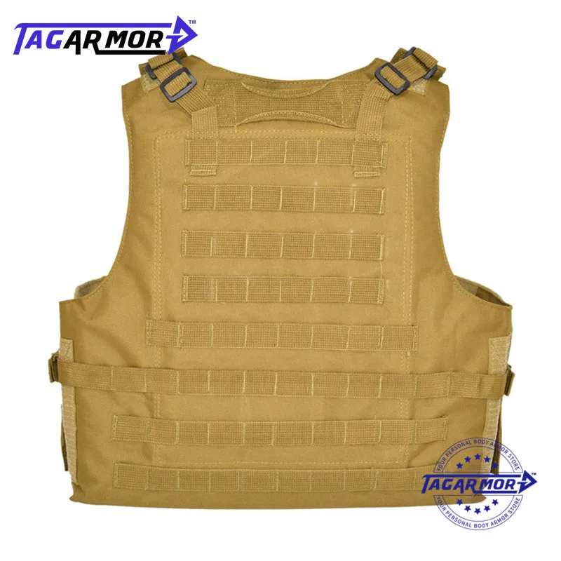 Tagarmor черная Броня NIJ IIIA 3A армированный Арамид пуленепробиваемый жилет для