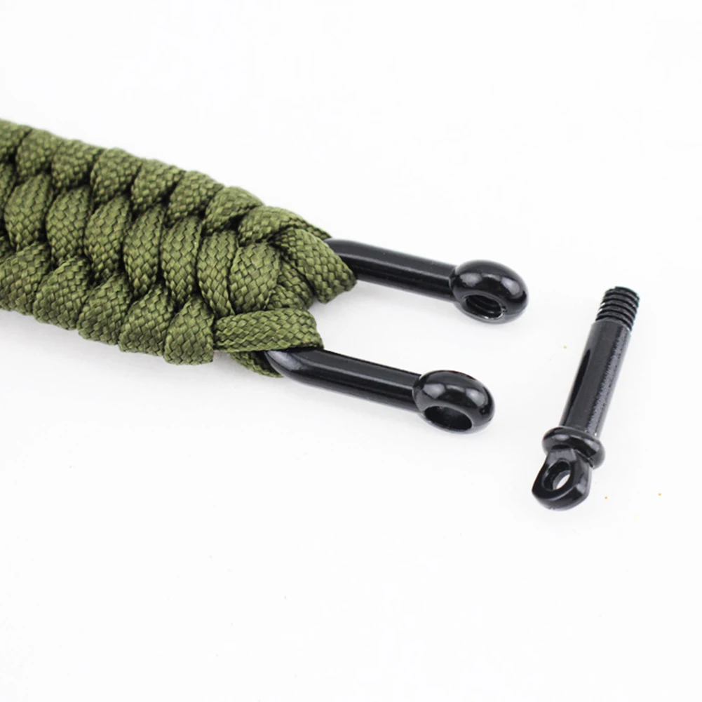 

Fashion Emergency Rope Bracelet Outdoor Camping Hiking Survival Shackle Buckle