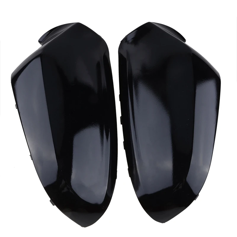 Black Rearview Mirror Housing Side Wing Cover Caps Fit For Vauxhall Opel Astra H 2004-2009 Automobile Exterior Parts | Автомобили и