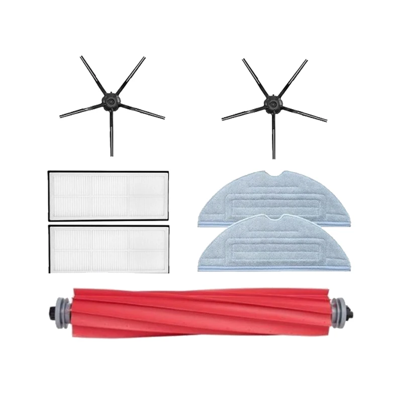 

Promotion!Detachable Rubber Main Brush Mop Cloth Side Brush Filter for Xiaomi Roborock S7 T7S T7Plus Robot Vacuum Cleaner Parts