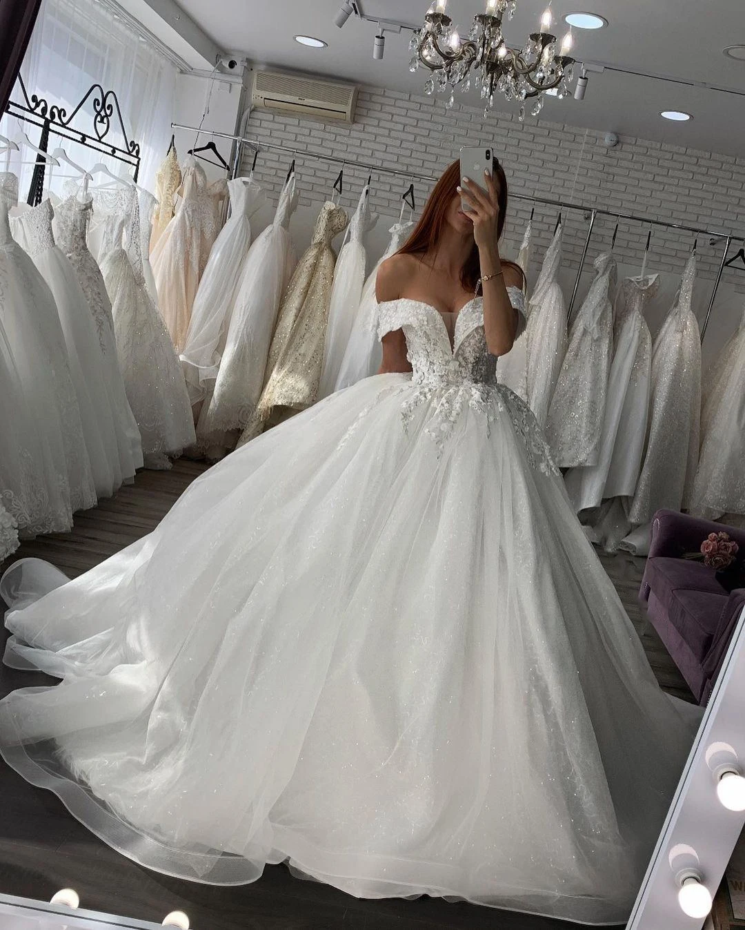 

Vestido De Novia Sirena Big Ball Lace Wedding Dresses With V Neck Wedding Dress Vestido De Noiva Mariage Bridal Gown