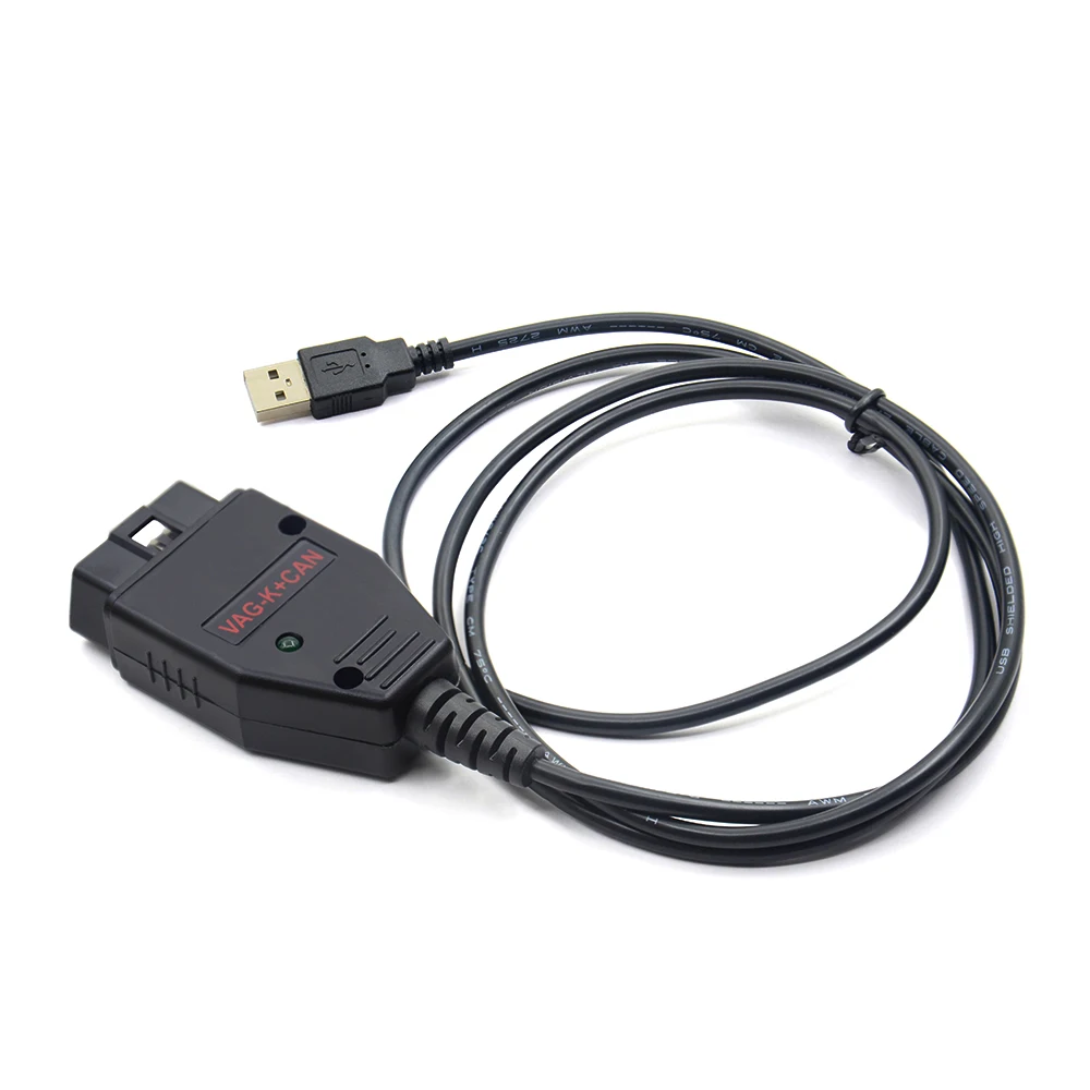 VSTM VAG K+ CAN Commander 1,4 с FTDI FT232RL PIC18F258 чип OBD2 Диагностический интерфейс Com Кабель