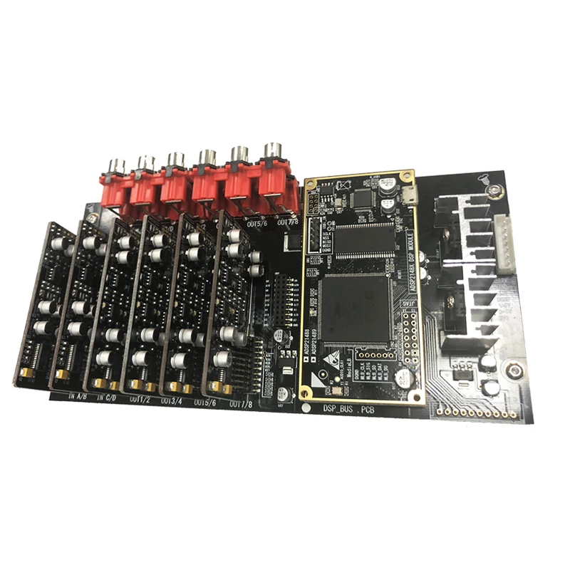 ADSP21489 макетная плата ADC PCM1804 входная + ЦАП PCM1798 Выходная 4 в 6 выходных/4 8 выходных