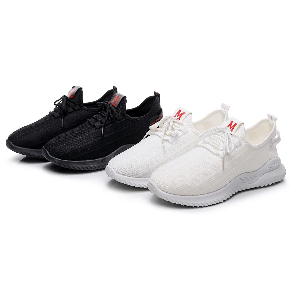 

Women's Sneakers Fashion Shoes Woman Black White Outdoor Sports Shoes Female Mesh Breathable Flats Shoe Girl's Running Sneakers