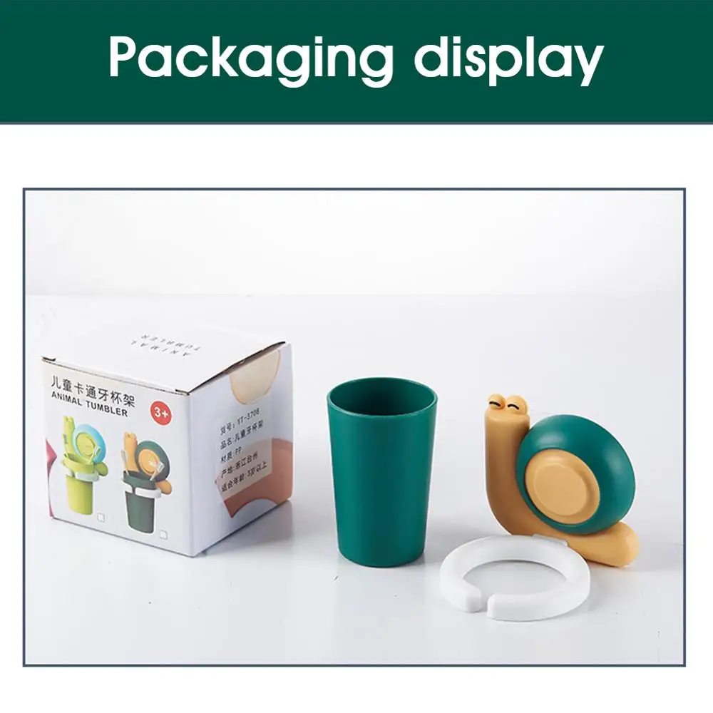 

1pcs Snail Animal Toothbrush Holder Bathroom Cartoon Toothbrush Toothpaste wall mounted Holder Rack Container Organizer