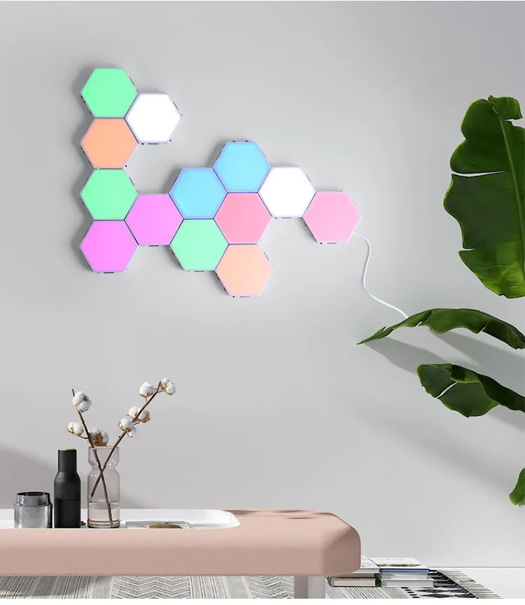 Светодиодсветодиодный RGB сенсорная Ночная лампа современный ночсветильник с