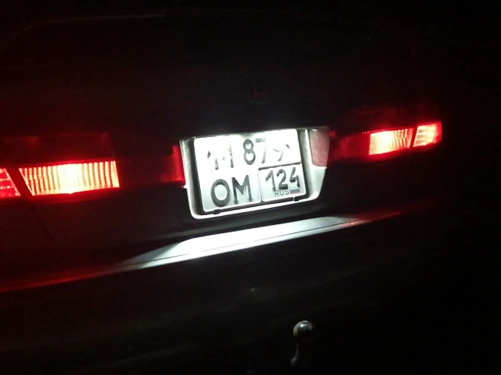 Eonstime 7000K 18LED светильник номерного знака Лампы для Honda Civic VII4/5 двери 2001 2005 8 город 4