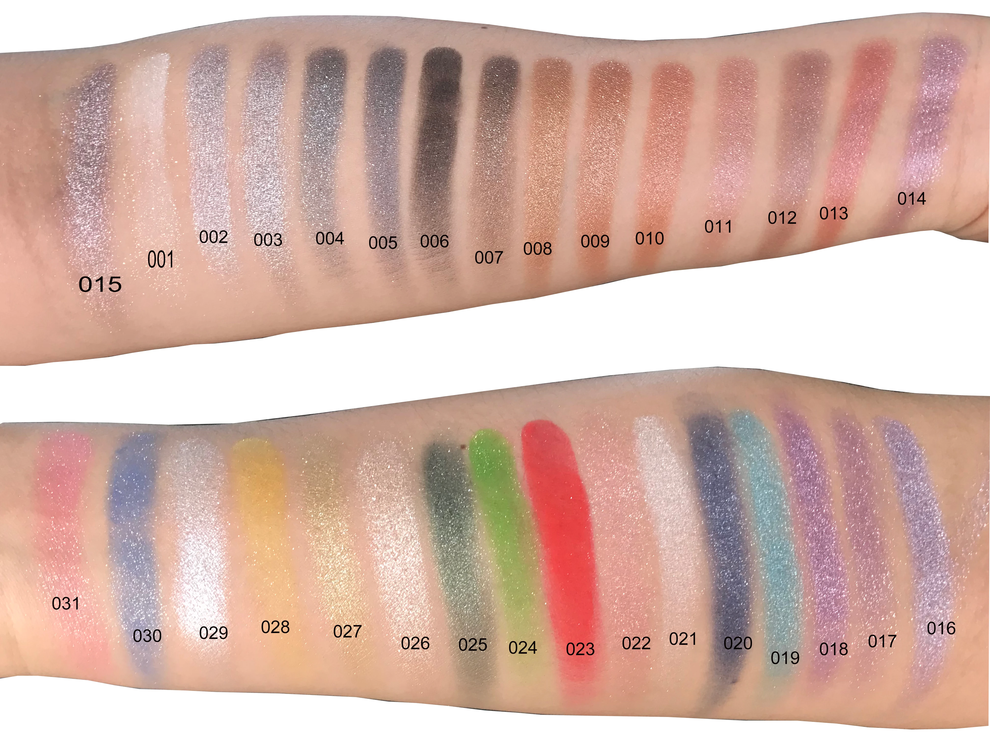 Палитра теней для век цветная палитра с блестками водостойкие мерцающие тени