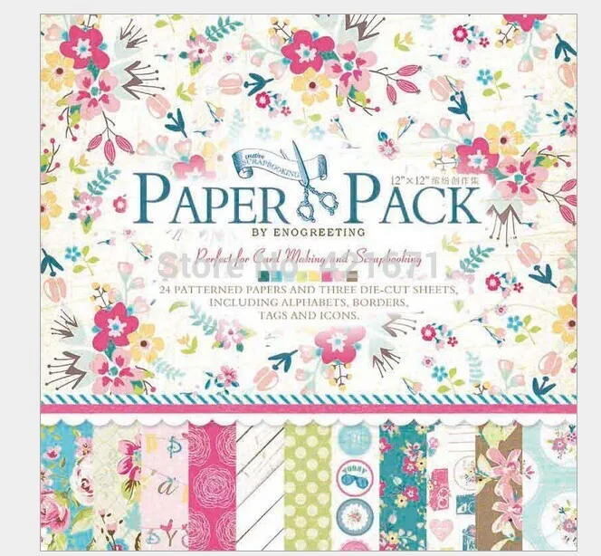 24 листа/набор 12 дюймов сладкая жизнь декоративная подарочная упаковка набор книг