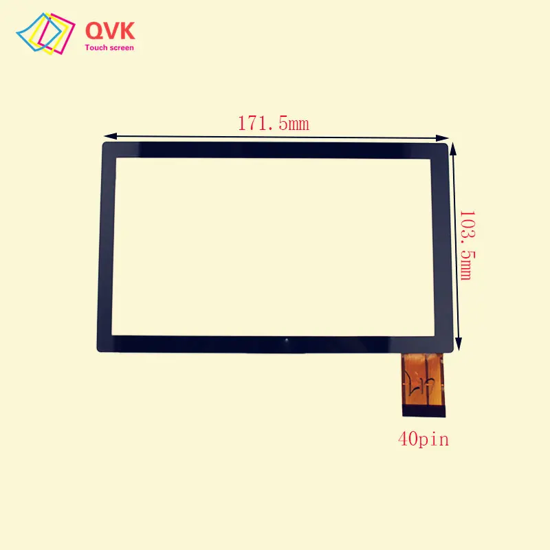 Черный сенсорный экран новый для Wexler tab 7000/t7000/t7100 емкостный панель Ремонт